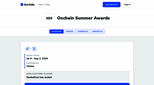 onchain-summer-awards.devfolio.co