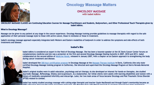 oncologymassagematters.com