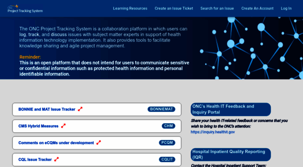 oncprojectracking.healthit.gov