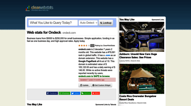 ondeck.com.clearwebstats.com