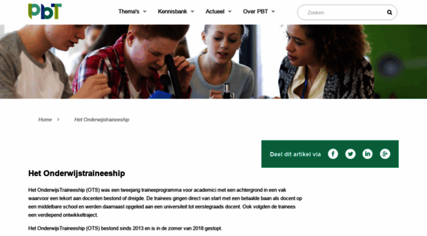 onderwijstraineeship.nl