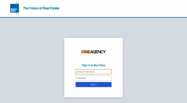 one-agency.boxdice.com.au