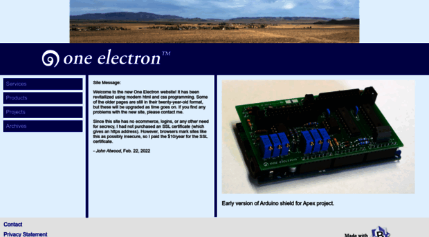 one-electron.com