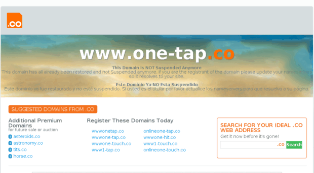 one-tap.co