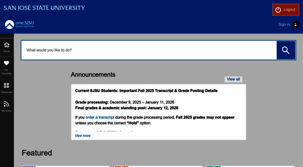 one.sjsu.edu