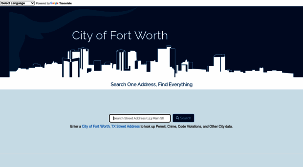 oneaddress.fortworthtexas.gov