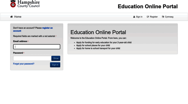 oneadmissions.hants.gov.uk