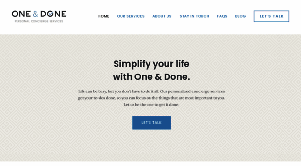 oneanddoneconcierge.com
