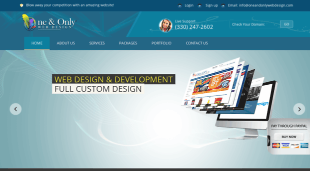 oneandonlywebdesign.com