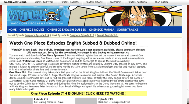 Anime Dubbed Online One Piece