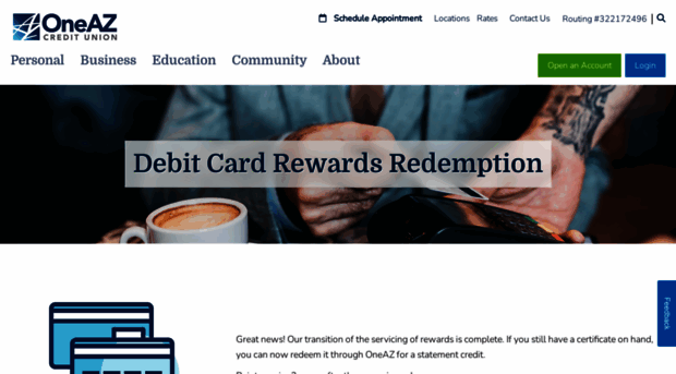 oneazcudebitrewards.com