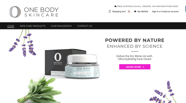 onebodyskincare.com