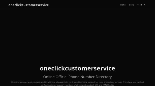 oneclickcustomerservice.site123.me