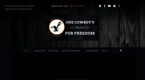 onecowboystandforfreedom.com