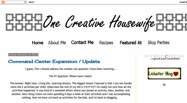 onecreativehousewife.com