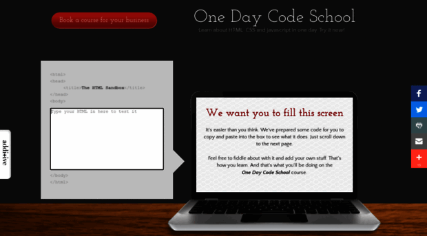 onedaycodeschool.com