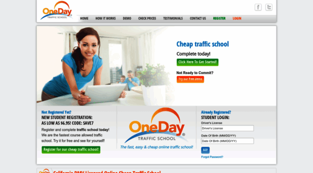 onedaytrafficschool.com