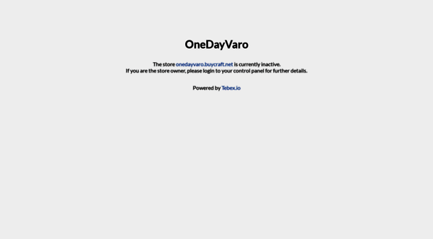 onedayvaro.buycraft.net