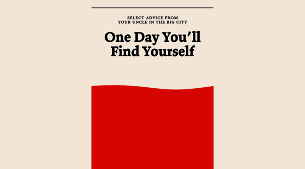 onedayyoullfindyourself.com