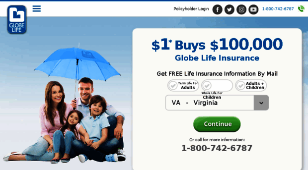 onedollarglobeinsurance.com