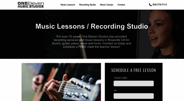 oneelevenmusicstudio.com