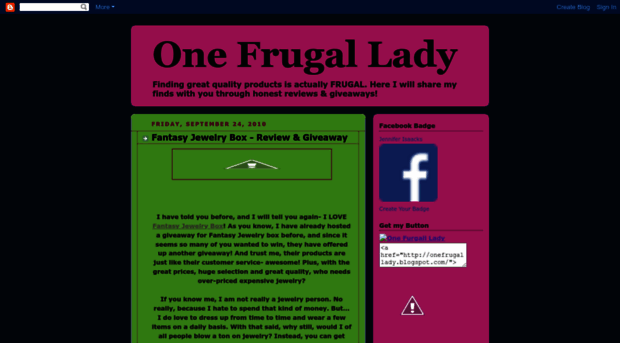onefrugallady.blogspot.com