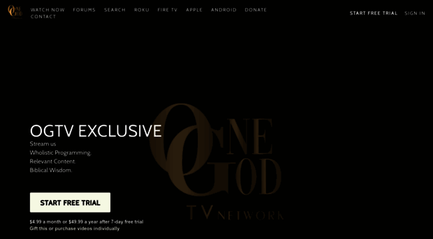 onegodtvnetwork.com