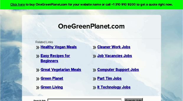 onegreenplanet.com