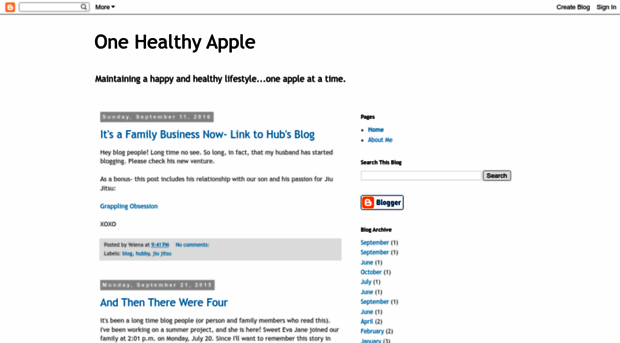 onehealthyapple.blogspot.com