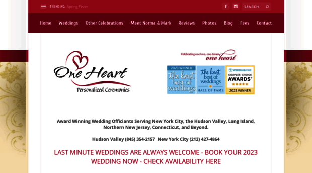 oneheartceremonies.com