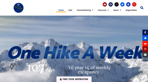 onehikeaweek.com