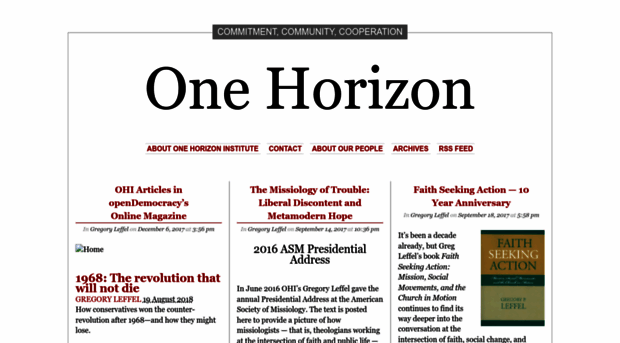 onehorizon.org