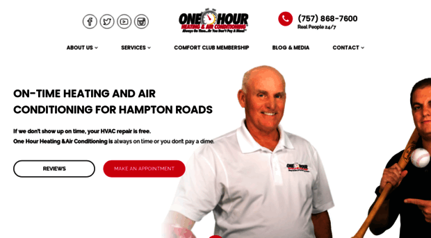 onehourcomfort.com