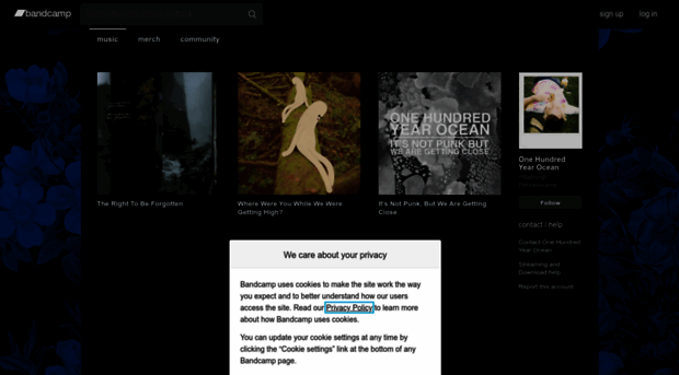 onehundredyearocean.bandcamp.com