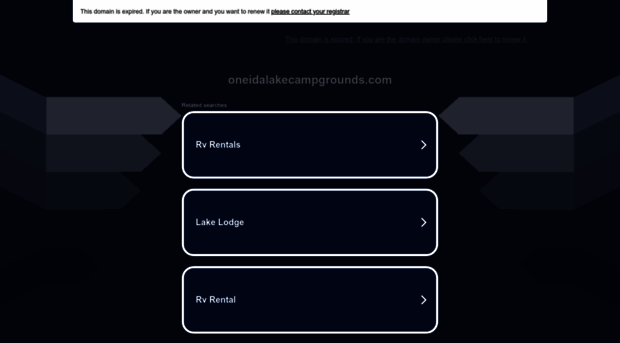 oneidalakecampgrounds.com
