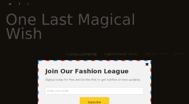 onelastmagicalwish.com