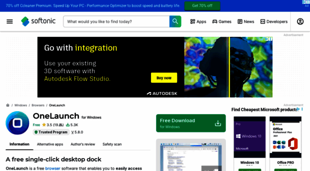 onelaunch.en.softonic.com