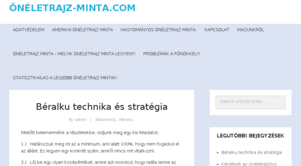 oneletrajz-minta.com