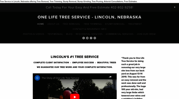 onelifetreeservicellc.com