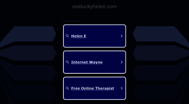 oneluckyhelen.com