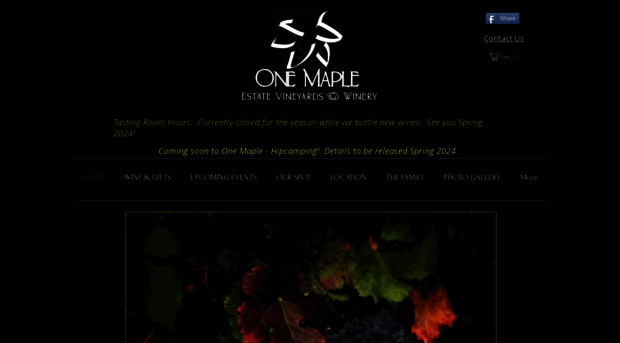 onemaplewinery.com