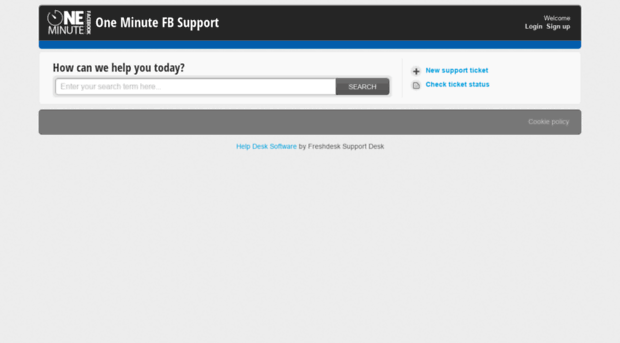 oneminutefb.freshdesk.com