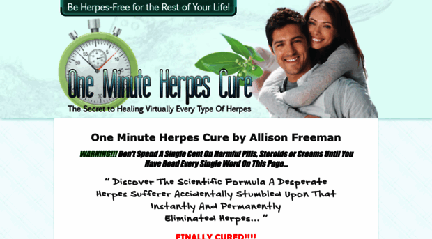 oneminuteherpescure.com