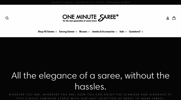 oneminutesaree.com