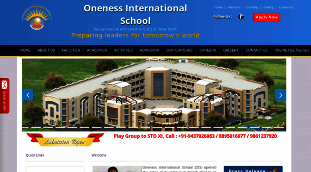 onenessinternationalschool.com