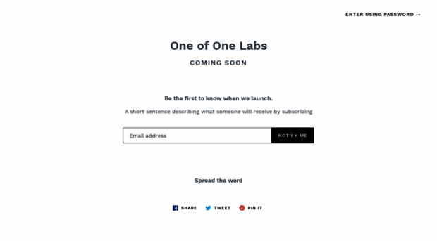 oneofonelabs.com