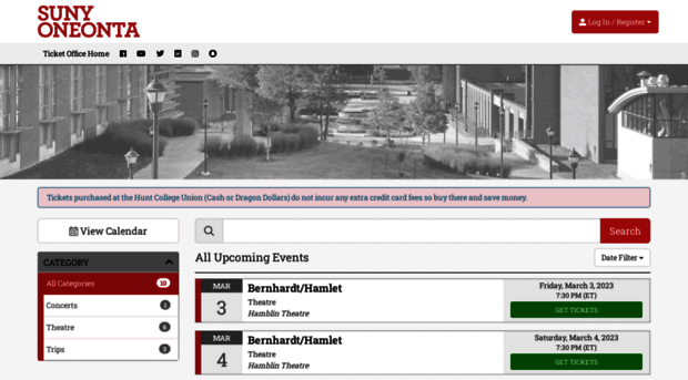 oneonta.universitytickets.com