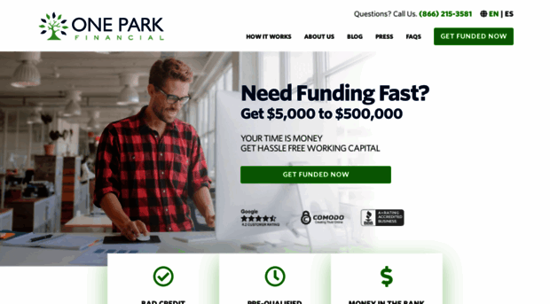 oneparkfinancial.com