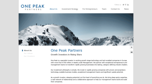 onepeakpartners.com