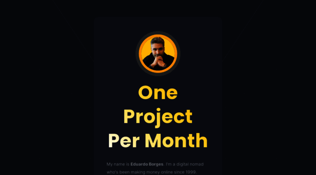 oneprojectpermonth.com